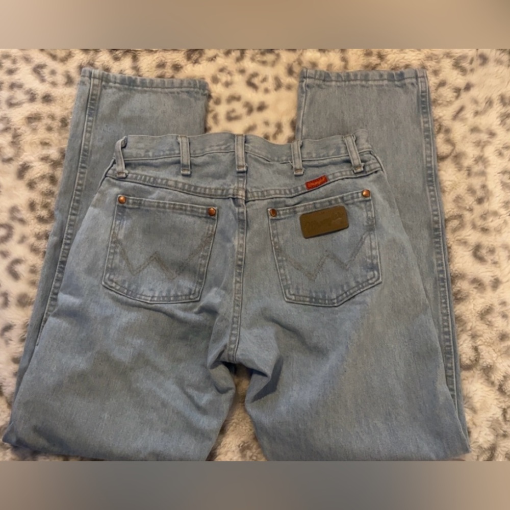 Cowboy cut Wranglers